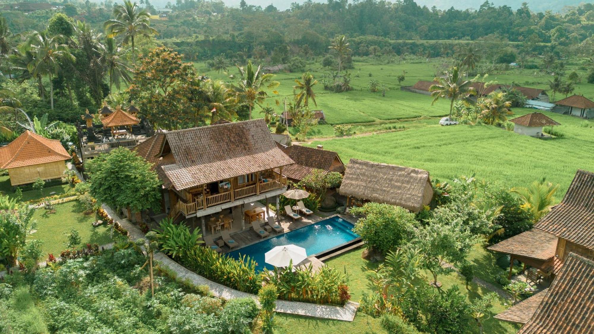 Kubu Sakian Villa And Restaurant Sidemen Silebeng Exterior photo